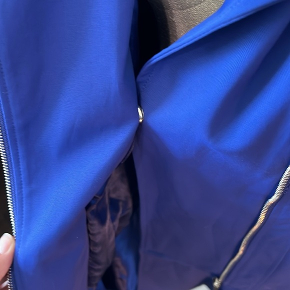 BeBe NWT blue coat with belt - Picture 16 of 16